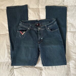 Y2K 2000's Mecca Femme Dark Wash Flare Jeans